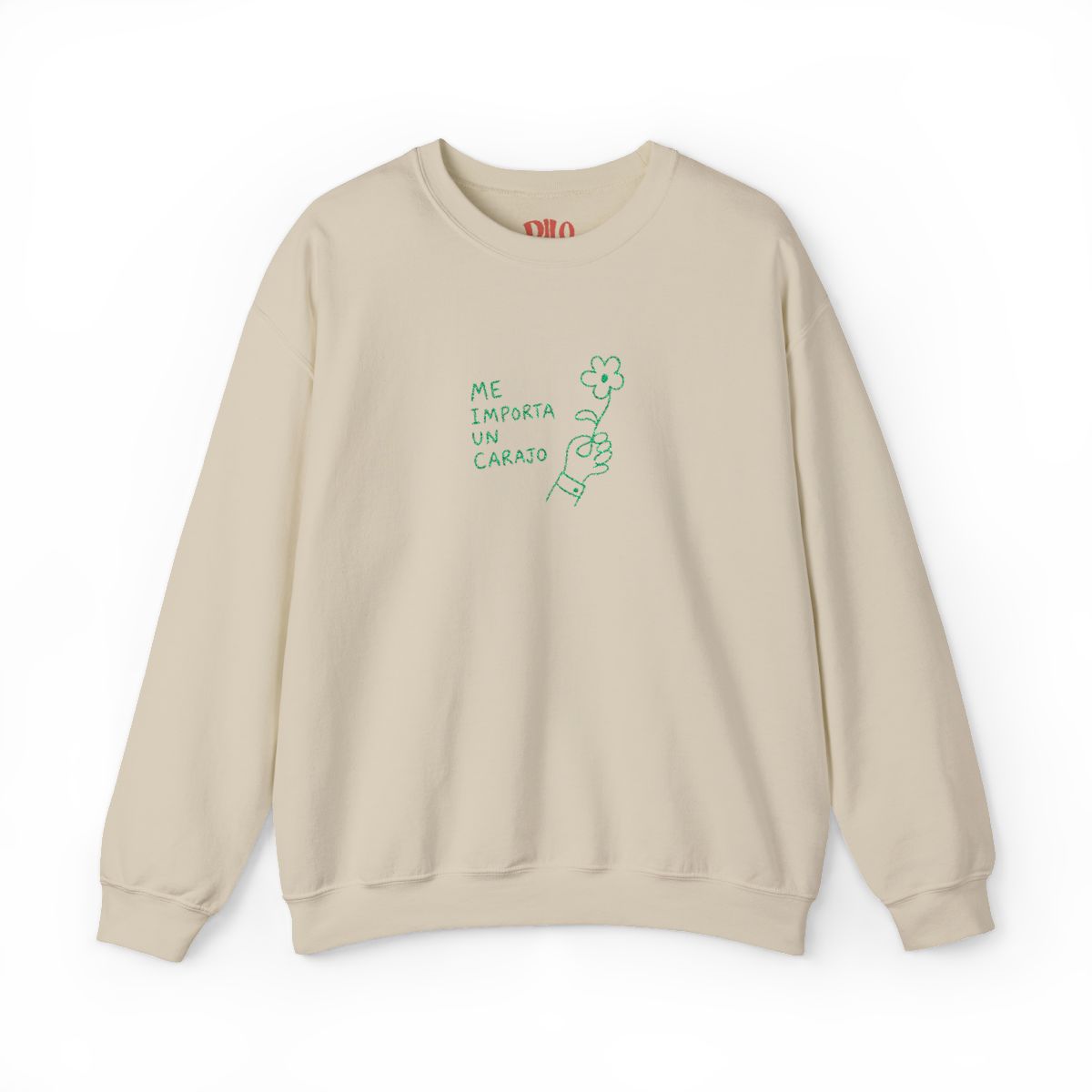 Me Importa Un Carajo Embroidered Sweatshirt