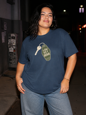 Lifestyle editorial photo — Low-Key Brava T-Shirt, Faded Black