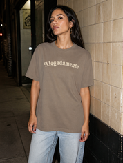 Lifestyle editorial photo — Alegadamente T-Shirt, Faded Black
